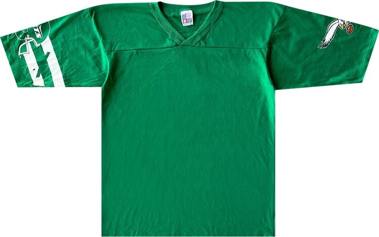 

Футболка Pre-Owned 1980's Philadelphia Eagles/New York Jets Tee 'Green', зеленый