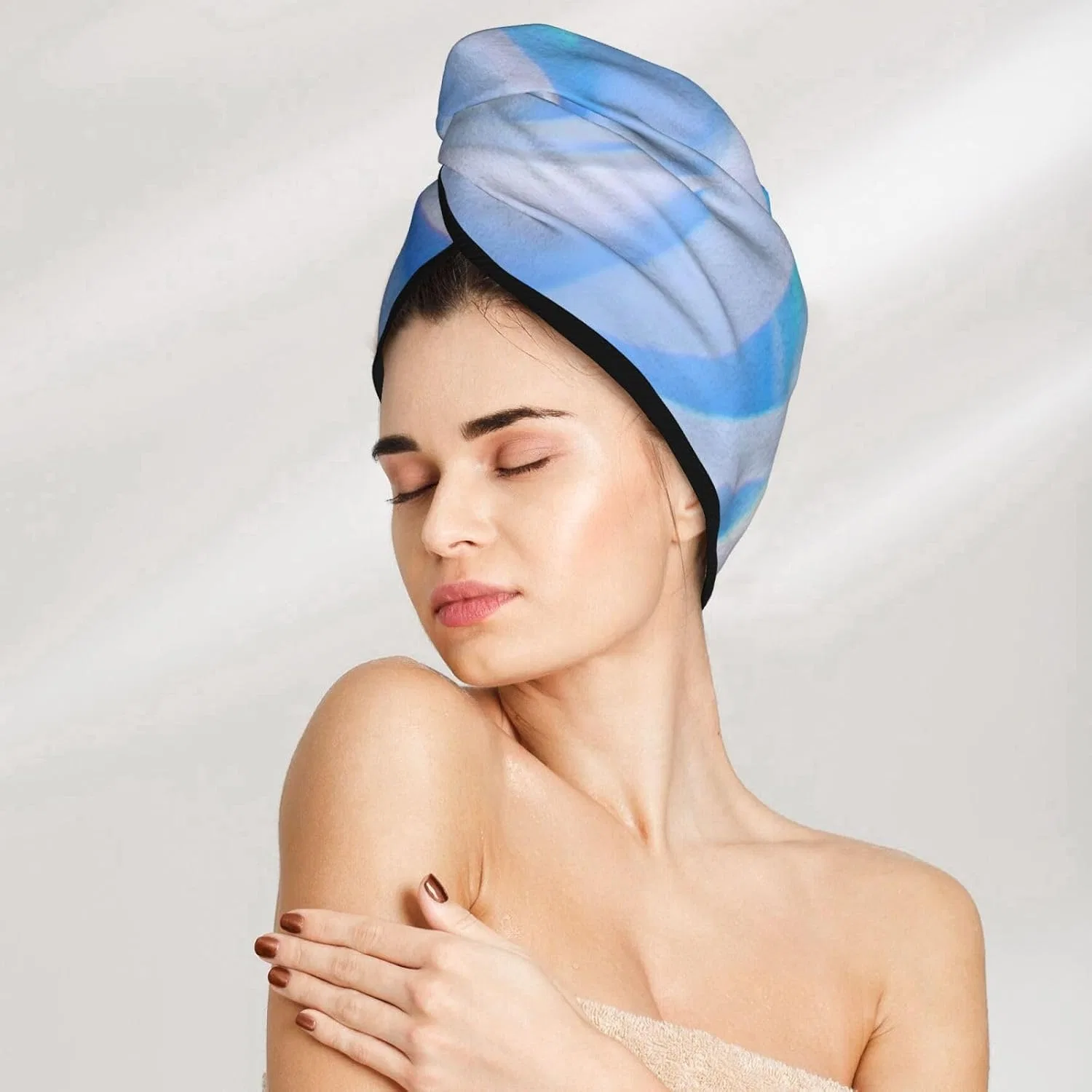 Шапочка для душа Microfiber, Xzeit, Black — фото 2