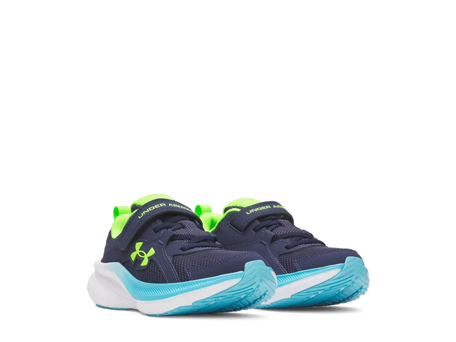 Кроссовки детские Assert 11 Under Armour, Navy — фото 3