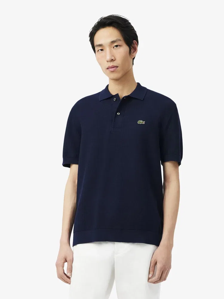 Футболка поло с коротким рукавом, модель LACOSTE, Navy
