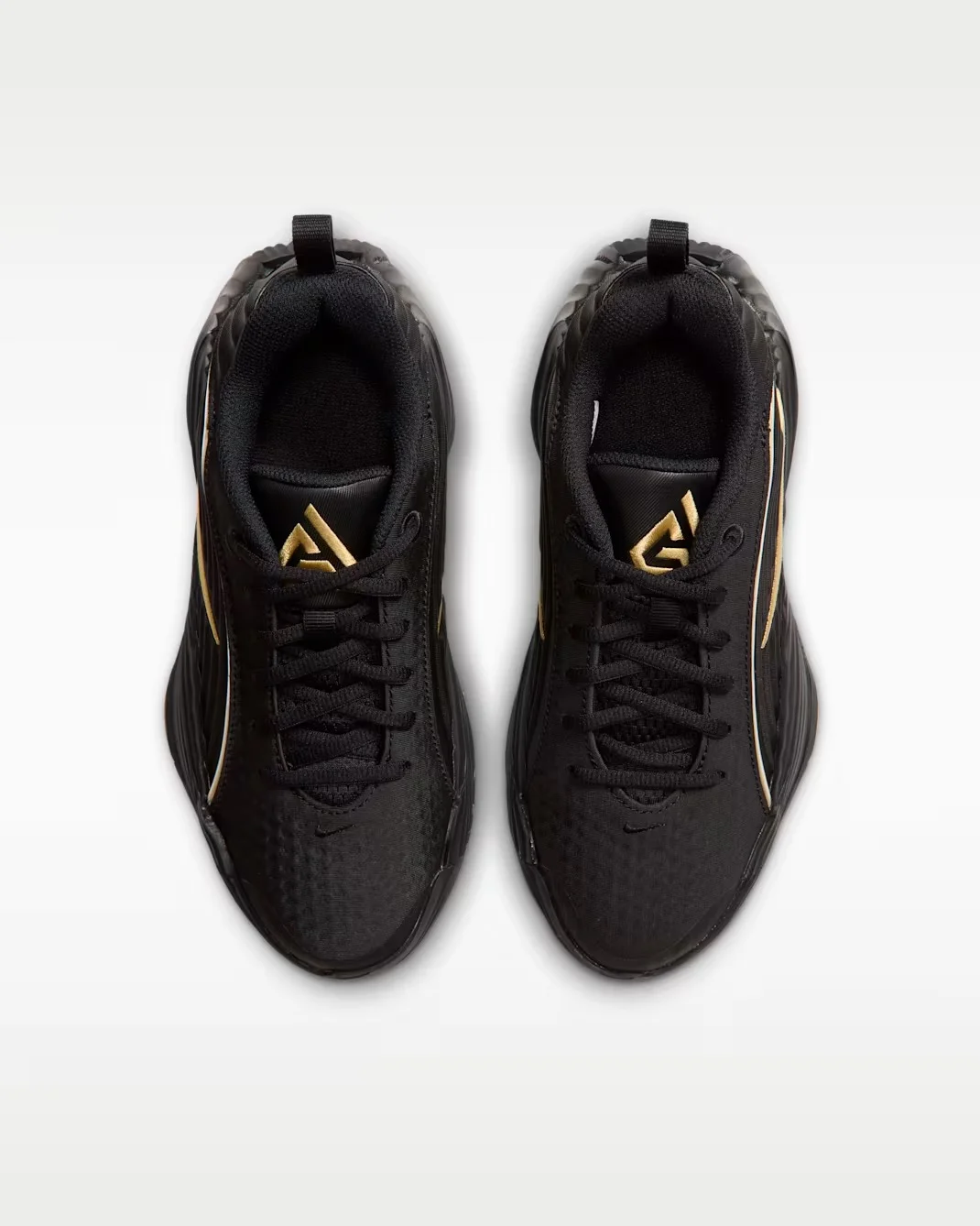 Кроссовки подростковые Nike Giannis Immortality 5, черный/золотой — фото 3
