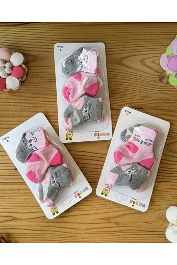 Детские носки для новорожденных хлопковые Baby-Kid Store, Multicolor