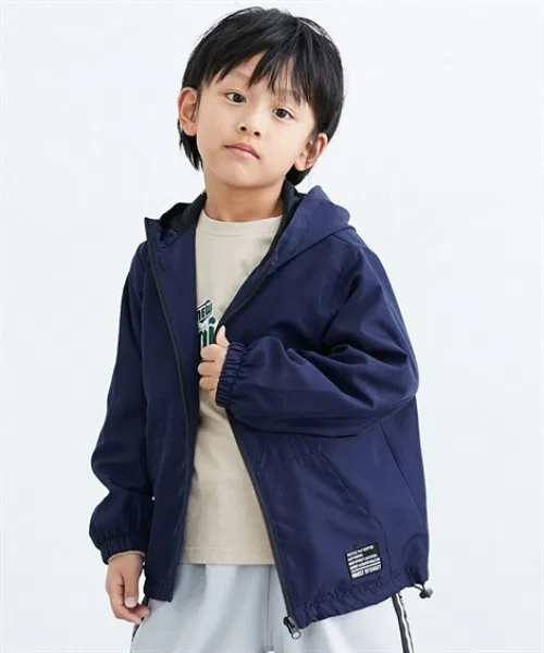 Детская горная куртка с сетчатой подкладкой QUNTSTYLE, Navy