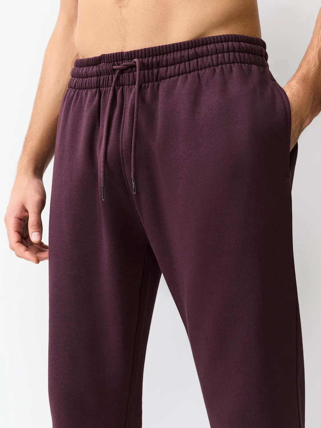 Джоггеры с открытым низом Regular Fit Next, бордово-красный — фото 4