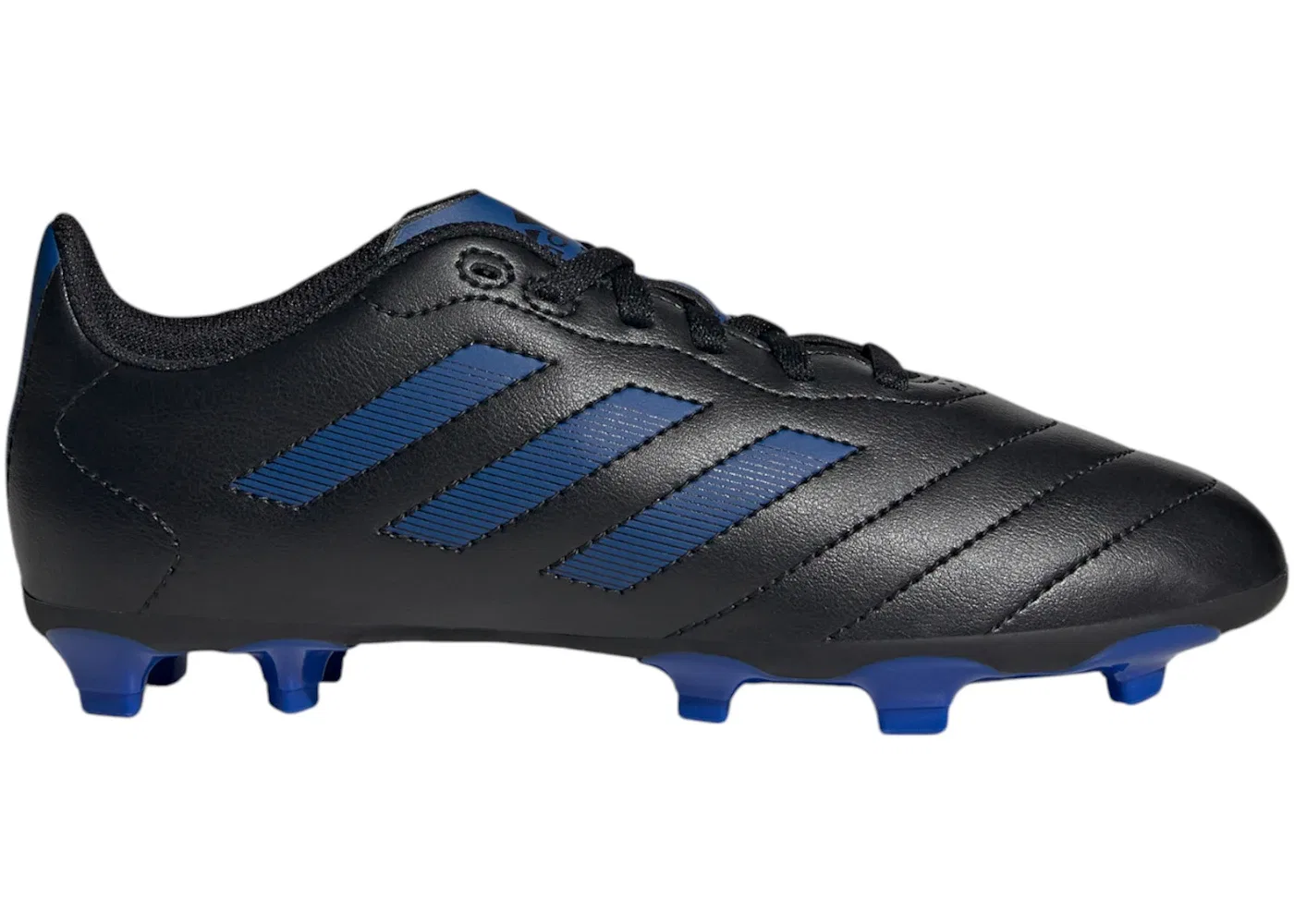 Детские бутсы с длинным рукавом Adidas Goletto VIII FG, Core Black/Royal Blue/Core Black