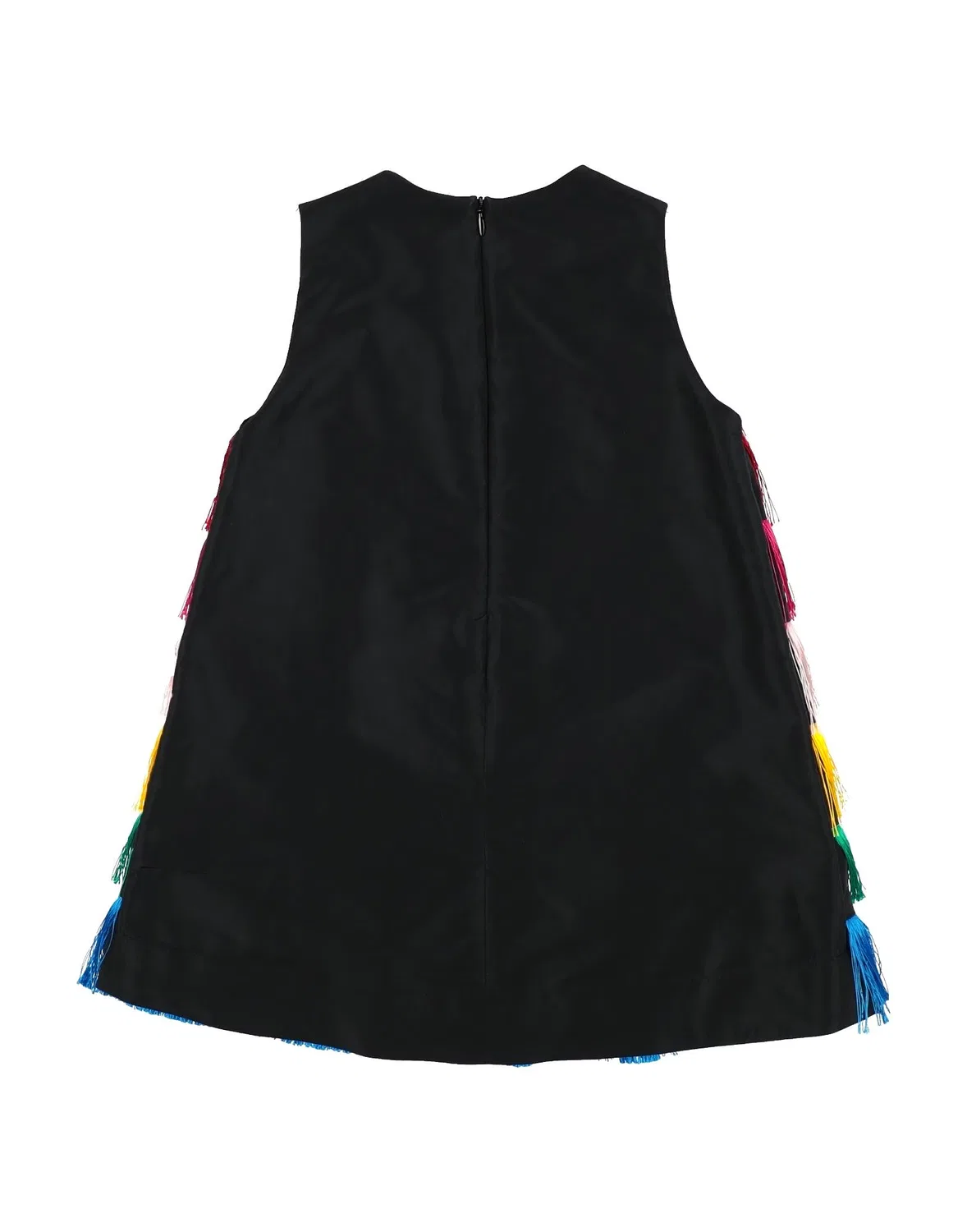 Детское платье с бахромой Stella Mccartney Kids, черный — фото 2