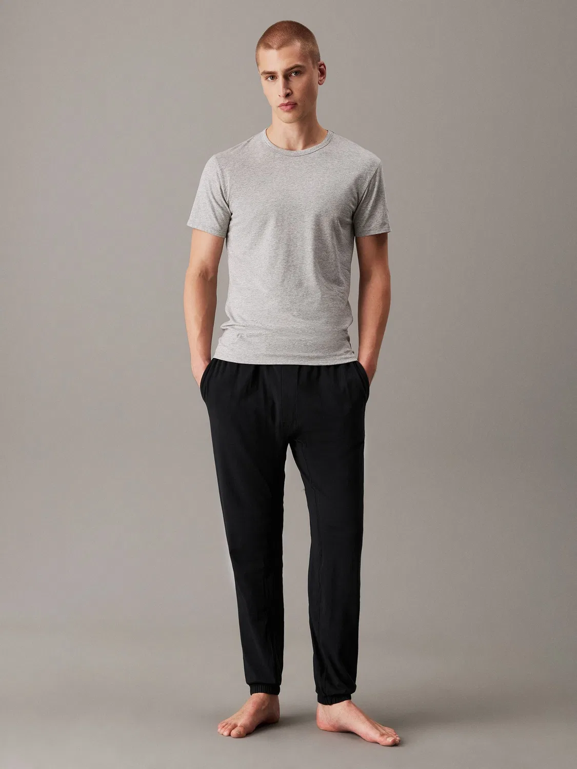 Футболка Calvin Klein, 3 шт, черный/белый/серый — фото 3