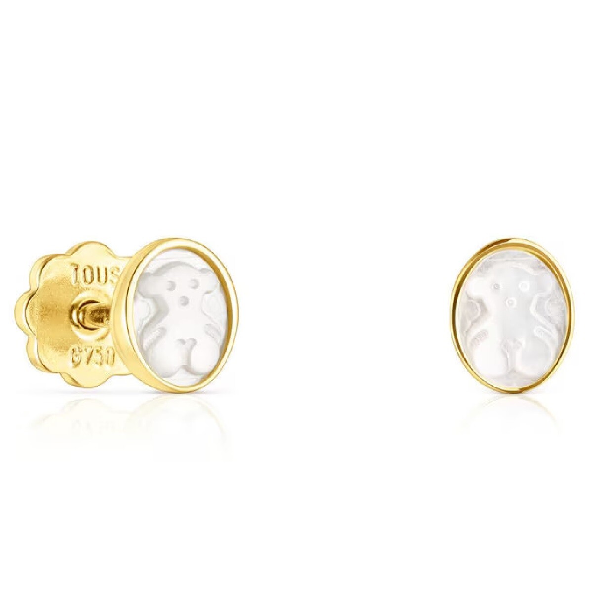 

Серьги Tous Camee With Mother-of-pearl, золото/перламутр