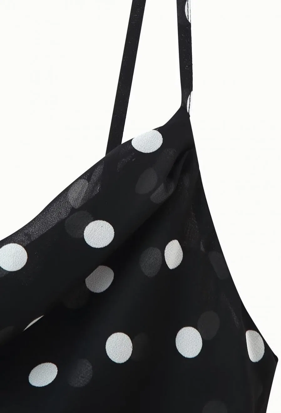 Женское платье-сарафан с воланами в горошек Generic, Polka Dots — фото 3