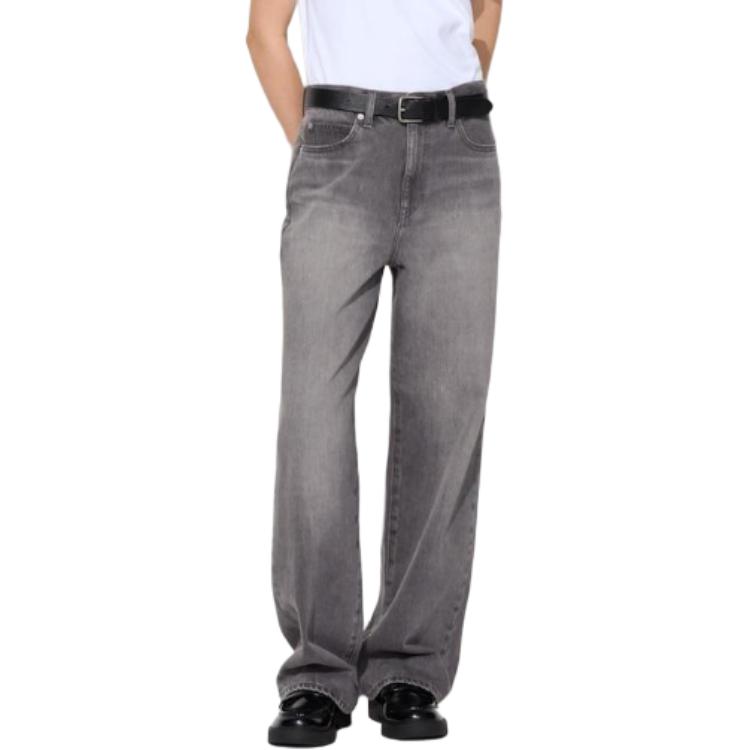 

Джинсы из денимовой серии для женщин UNIQLO, серый