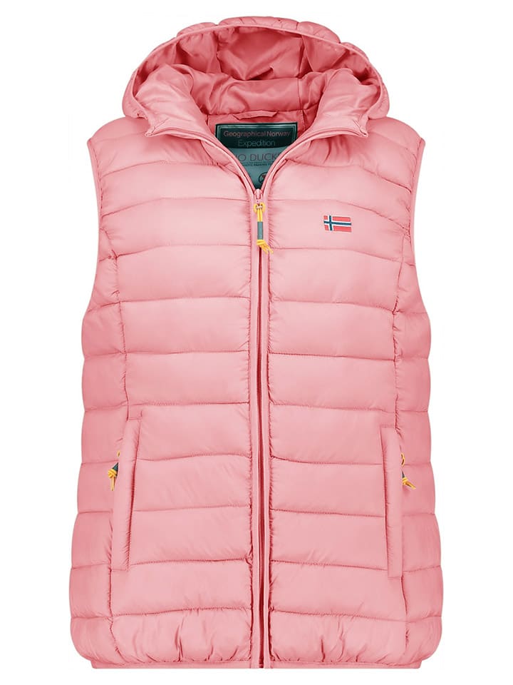 

Стеганый жилет Geographical Norway Steppweste Vatikolor, розовый