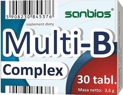 

Sanbios, Multi B Com 30T поддерживает нервную систему