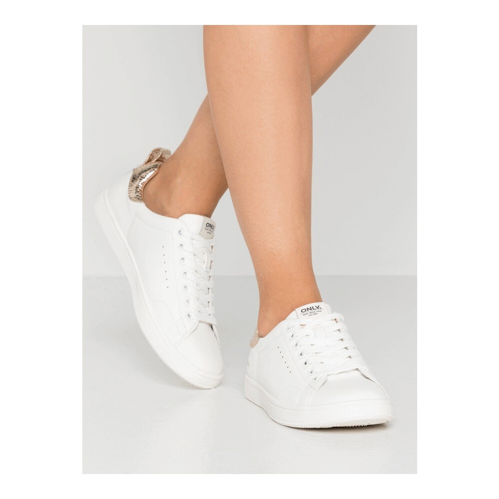 Кроссовки Only Shoes Onlshilo Animal, white/gold