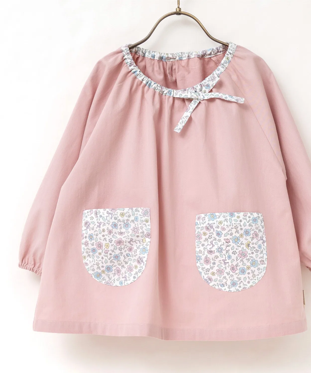 Детская туника-смок с принтом Petite Fleur panpantutu, Pink