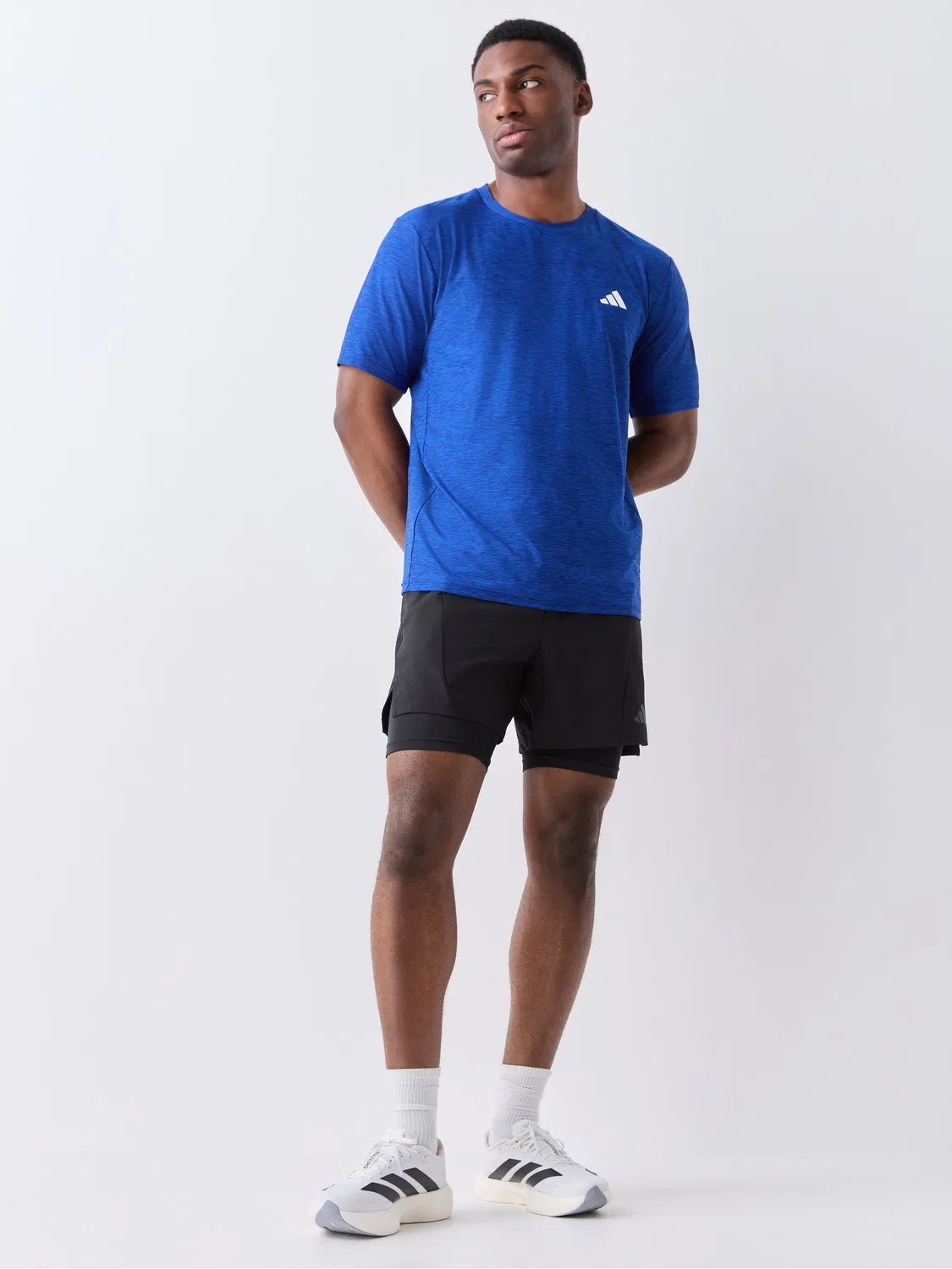Футболка быстросохнущая Workout Essentials Flex adidas, синий — фото 2