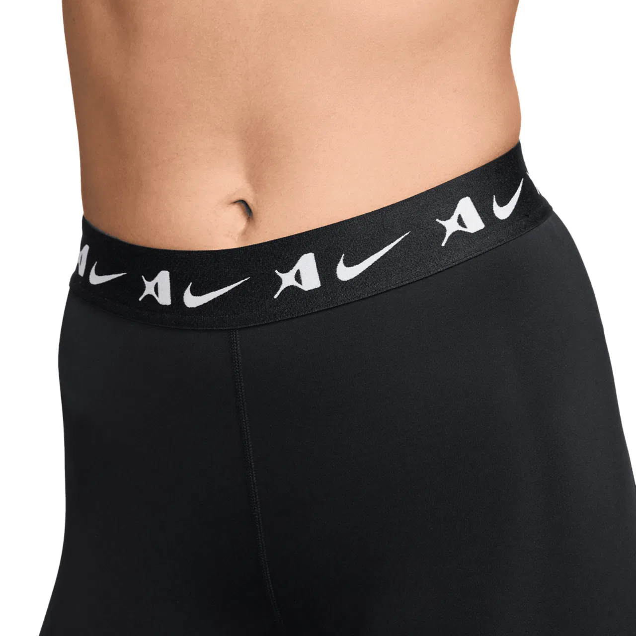 Женские леггинсы A'ja Signature Nike, черный/белый — фото 3