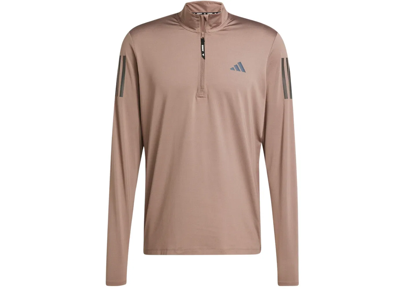 Мужской свитшот с молнией 1/2 Half-Zip Adidas, Trace Brown
