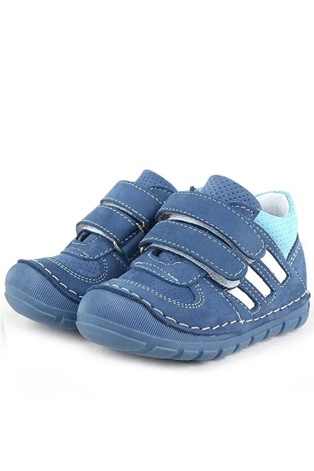Детские туфли для мальчиков кожаные модель Grizzy Rakerplus, Blue — фото 4