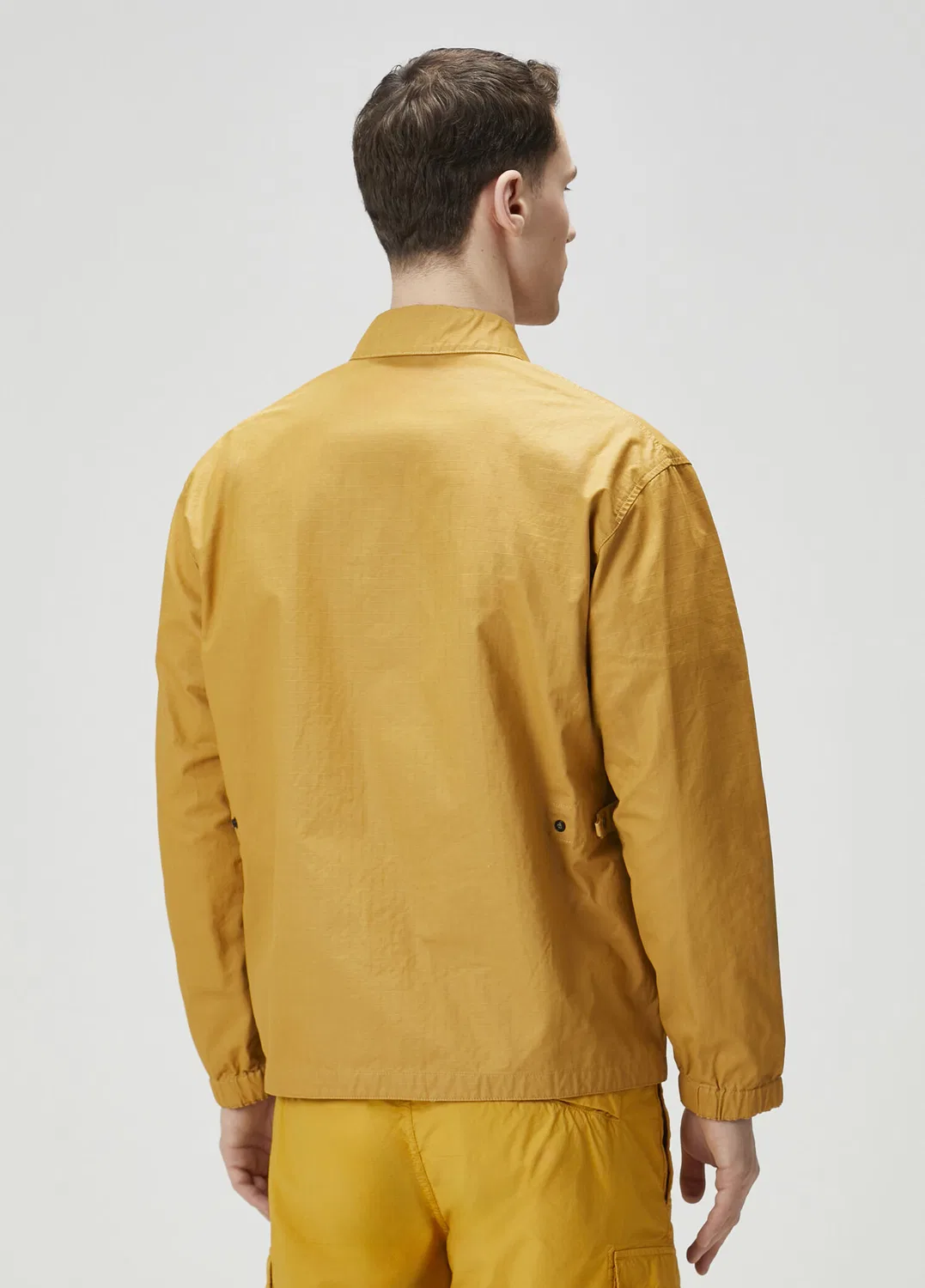 Спортивная рубашка Stone Island, желтая — фото 4