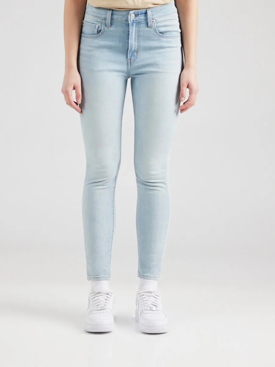 Джинсы LEVI'S Slim fit '721 High Rise Skinny' синего цвета — фото 3