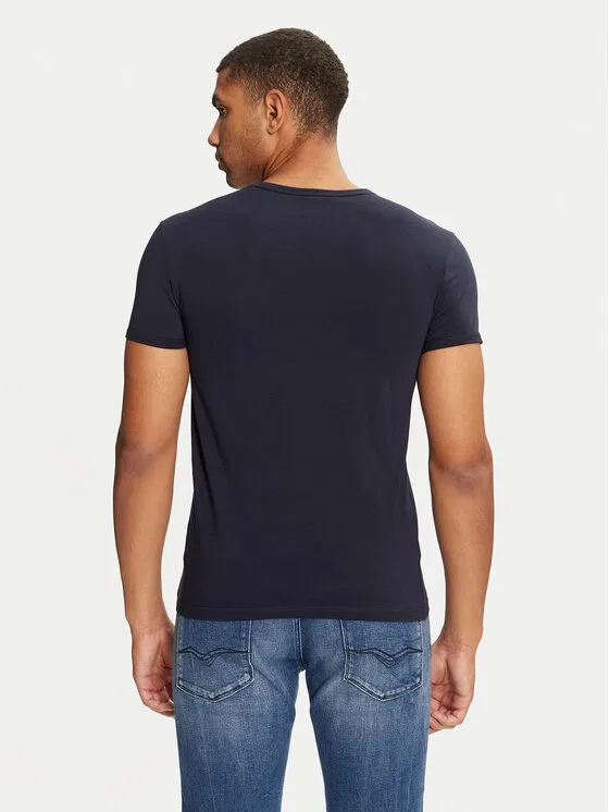 Футболка regular fit Versace, темно-синий — фото 3