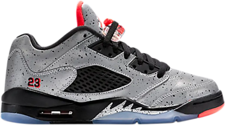 

Кроссовки Air Jordan 5 Retro Low BG Neymar, серебряный, Серый, Кроссовки Air Jordan 5 Retro Low BG Neymar, серебряный