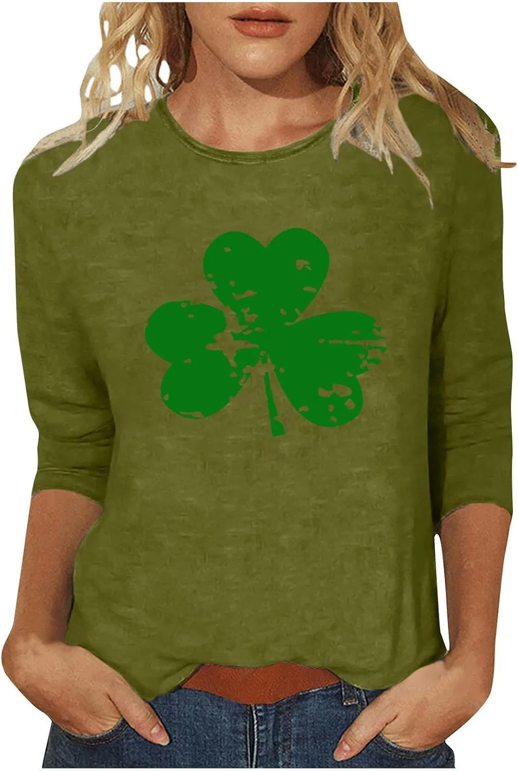 Женская футболка с трилистником St Patrick's Day Tunic, Green