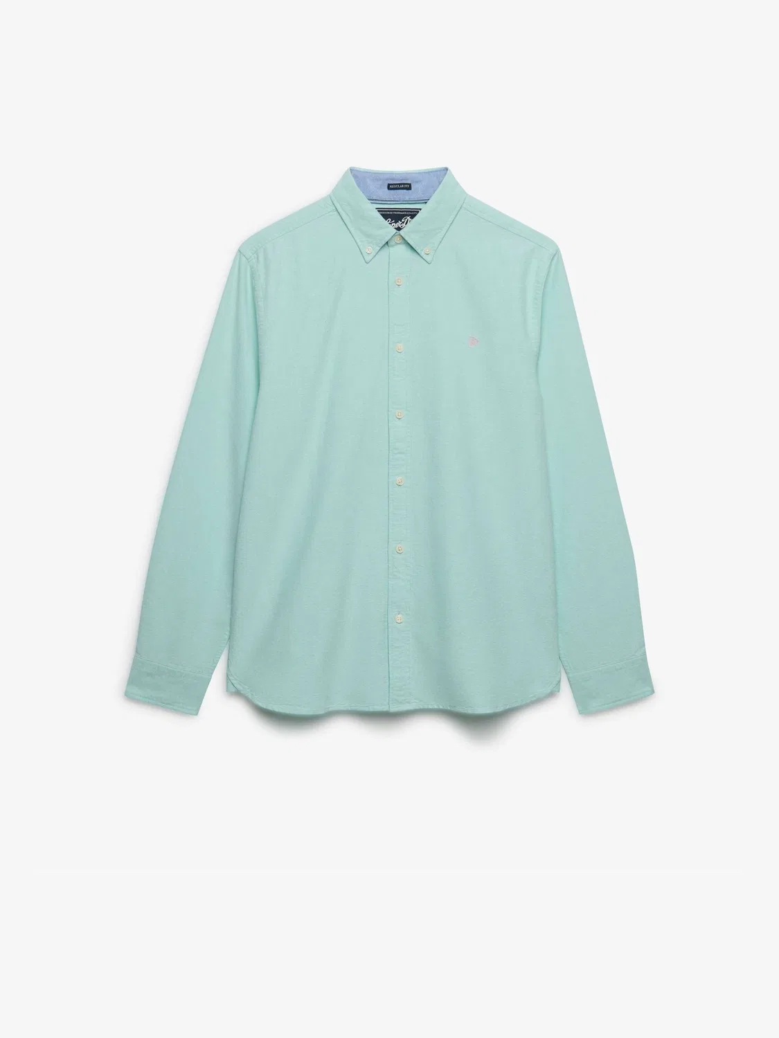 Рубашка Oxford, свободный крой Superdry Essentials Superdry, зеленый — фото 3