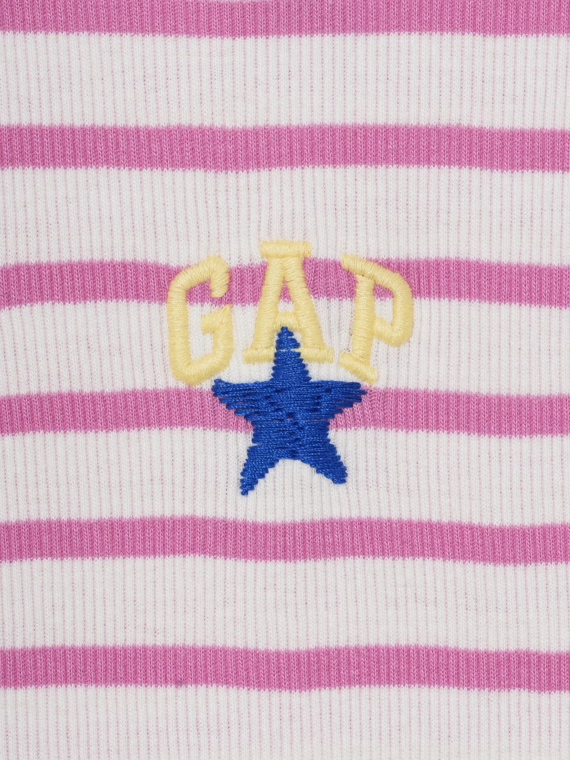 Боди-майка Gap с графическим логотипом, розовый — фото 3
