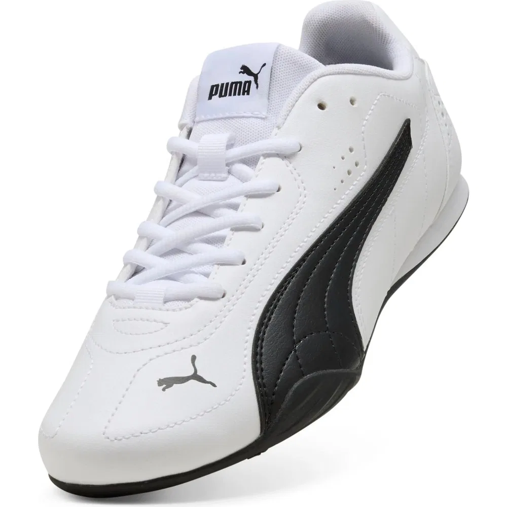 Детские кроссовки для повседневного спорта, белые Puma Catch Puma — фото 3
