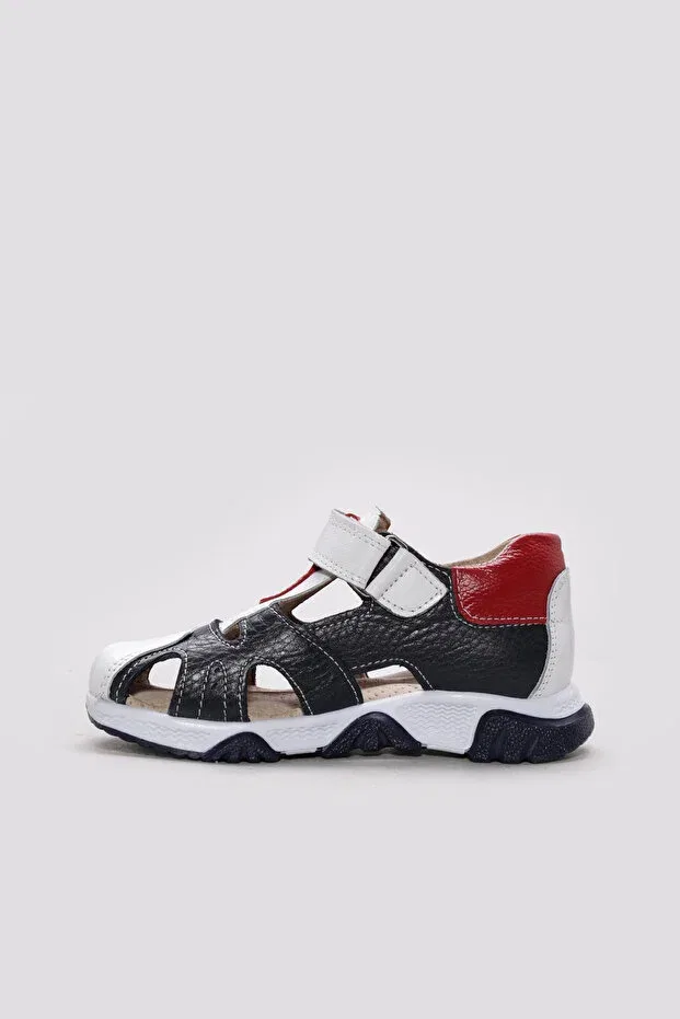 Детские повседневные туфли для девочек с принтом Young Fast Step, Navy Blue White — фото 2