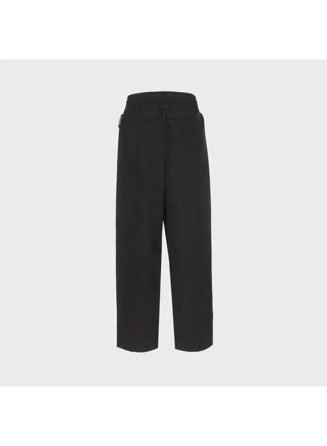 Брюки прямые свободные с пэчворком Zara, черный — фото 3
