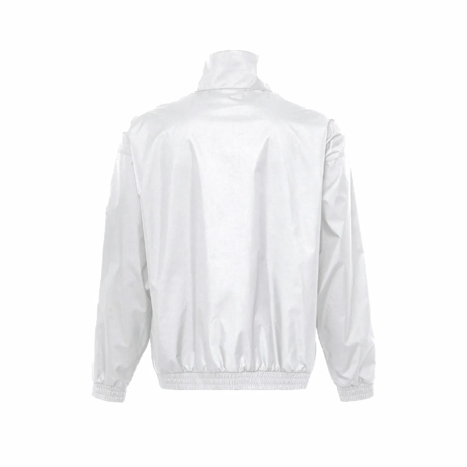 Куртка unisex white stand collar moderate straight fit, Adidas Originals — фото 3