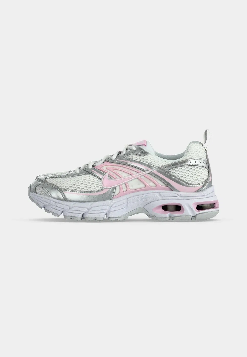Кроссовки Air Max Moto 2K унисекс Nike Sportswear, White/Pink Foam/Pure Platinum-Coloured/Metallic Silver-Coloured — фото 2