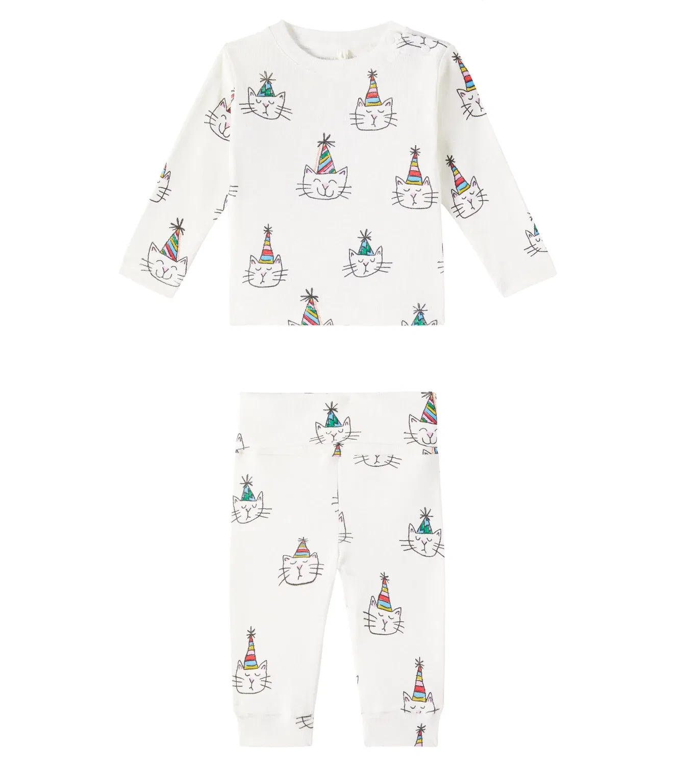 Комплект из двух предметов с принтом Stella Mccartney Kids, белый