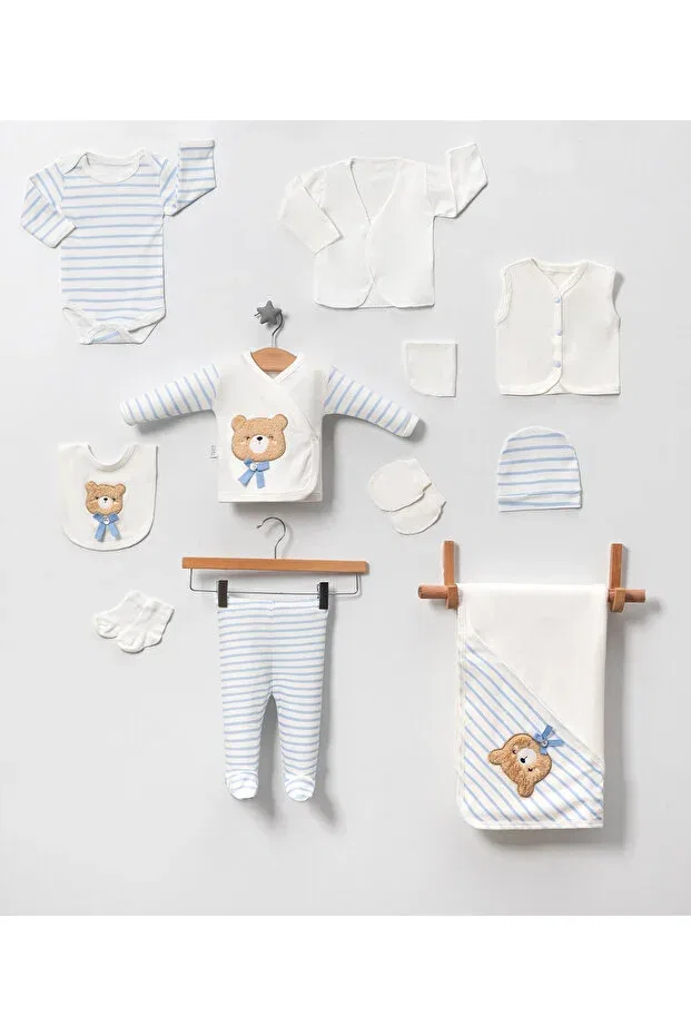 Детский комплект одежды для новорожденных с принтом Boxed Male Neu Kids, Blue