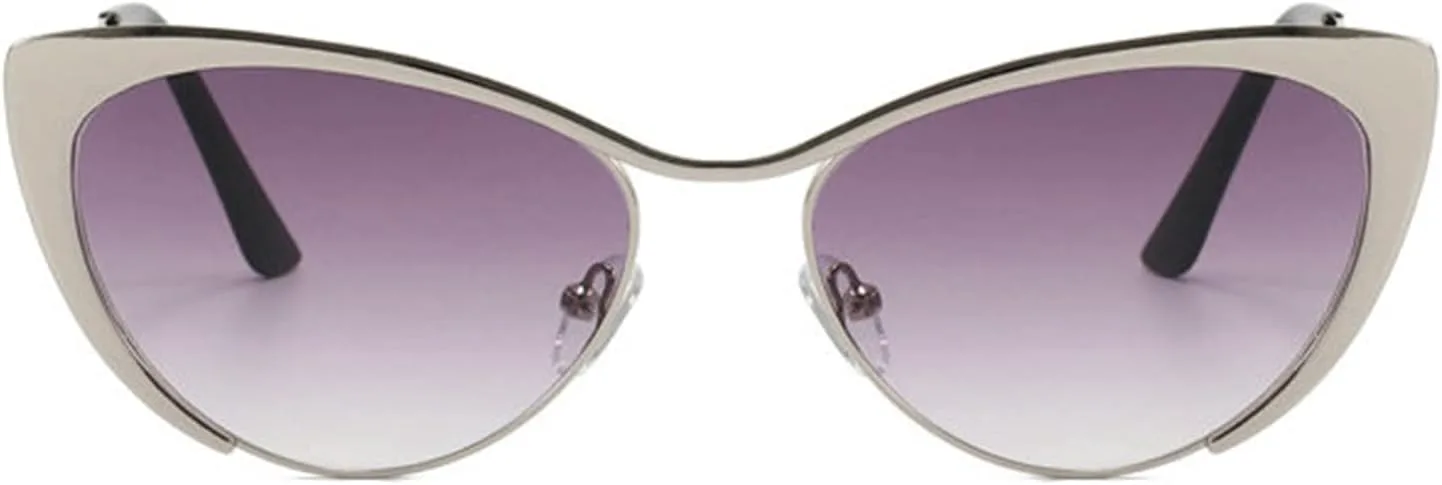 

Солнцезащитные очки Willochra Cat Eye с градиентным переходом цвета, женские солнцезащитные очки треугольной формы, модные женские солнцезащитные очки, Silver Gary