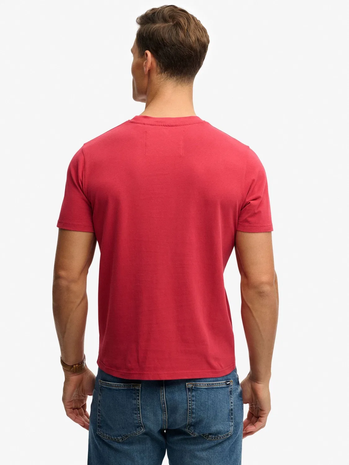 Футболка свободного кроя Superdry SD&Co. Neon Relaxed, красный — фото 3