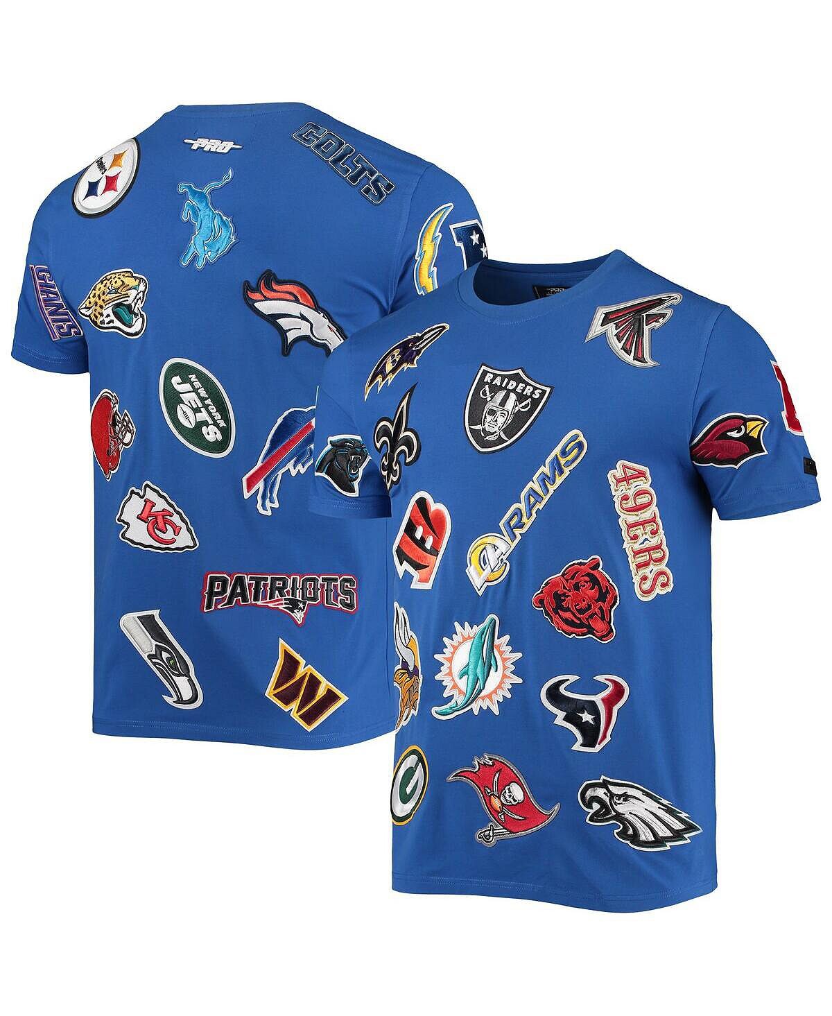 

Мужская футболка с надписью royal nfl league Pro Standard