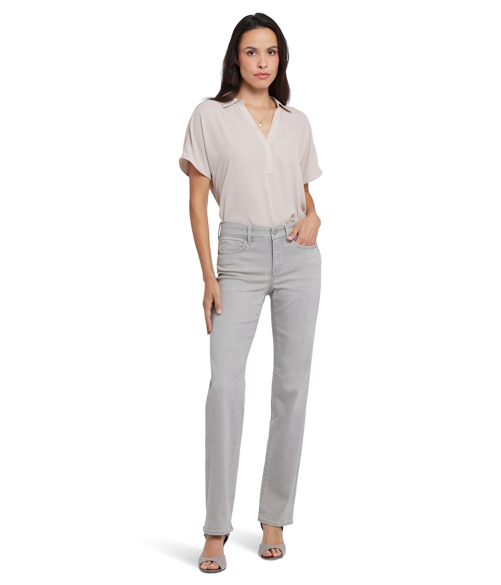 

Джинсы NYDJ Marilyn Straight Jeans in Grenada Mist, цвет Grenada Mist