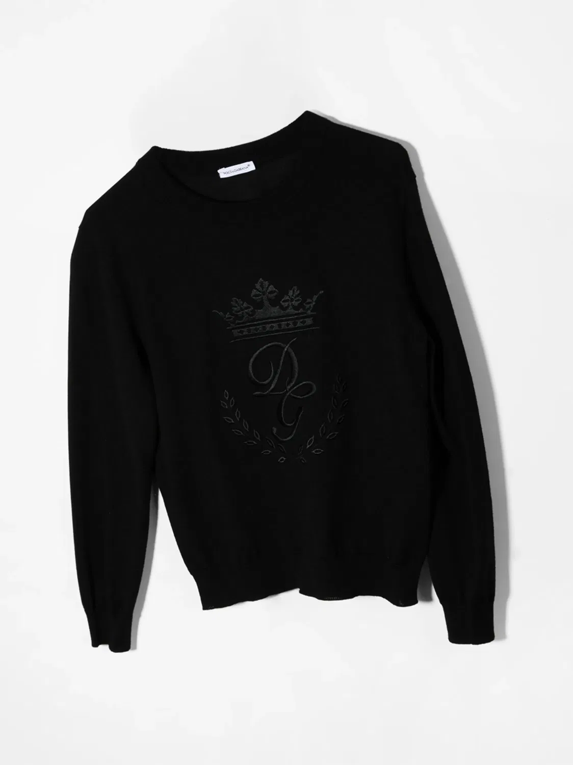 Джемпер Heritage с круглым вырезом Dolce & Gabbana, черный — фото 2
