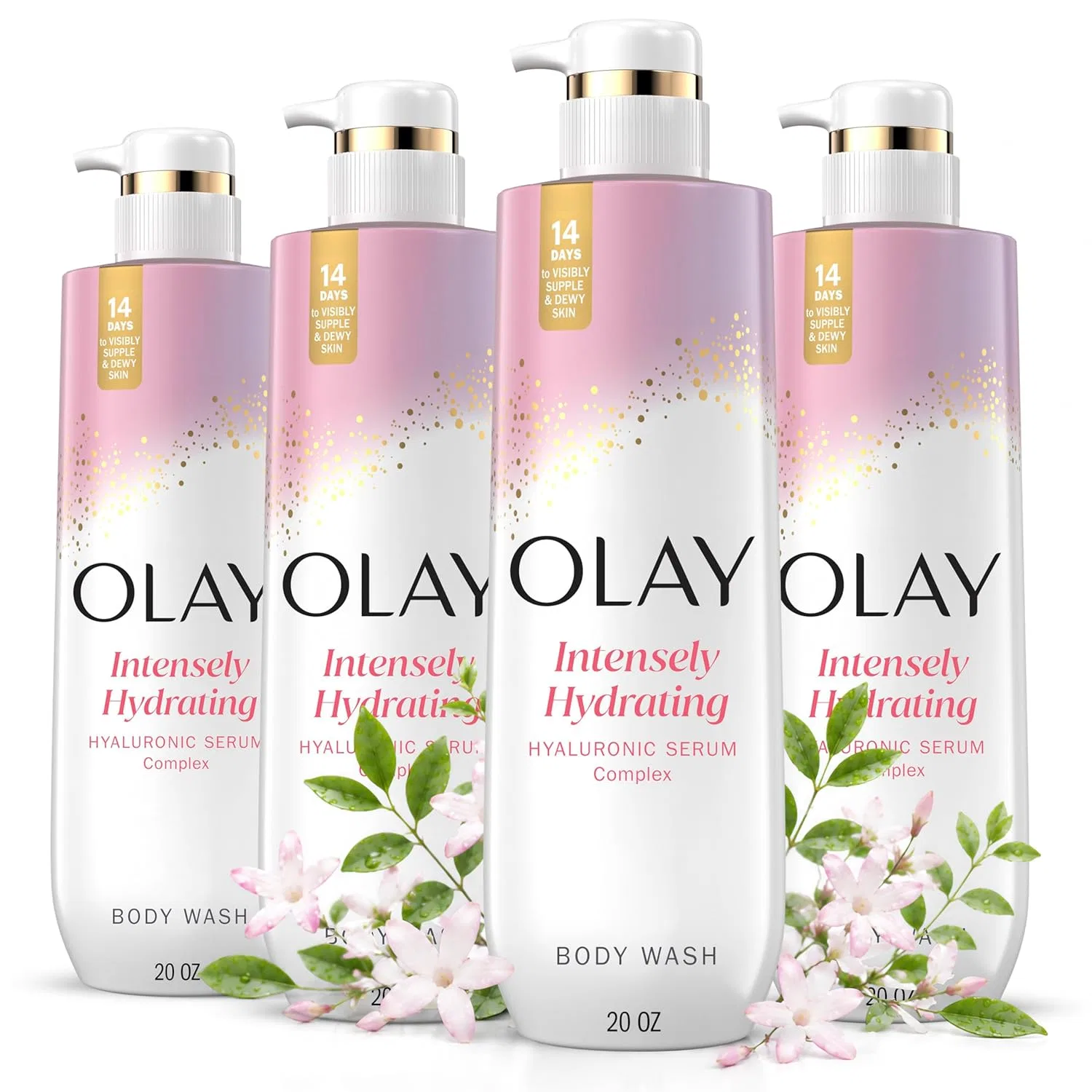 Гель для душа Intensely Moisturising, Hyaluronic Acid Serum Complex, Olay, 591 мл