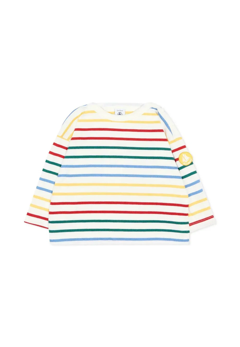 Футболка - топ с длинными рукавами Petit Bateau, Multi-Coloured