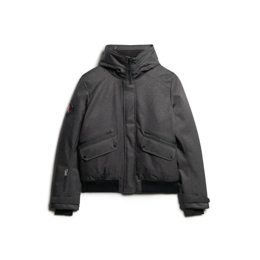 Мужская куртка-бомбер с принтом City Tweed Superdry, Grau
