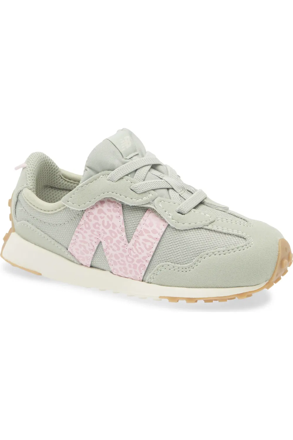 Кроссовки детские для первых шагов 327 New Balance, Gartner Snake/Rose Sugar