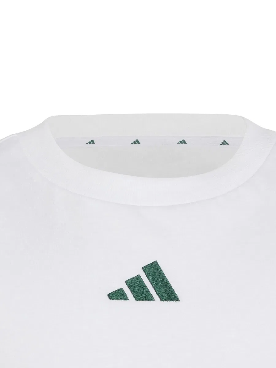 Спортивная футболка ADIDAS SPORTSWEAR Performance Shirt 'Essentials' белого цвета — фото 3