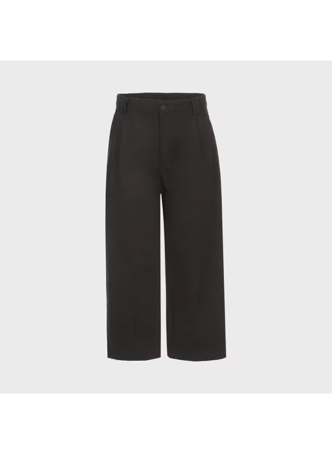 Брюки свободные мягкие универсальные Zara, черный — фото 2