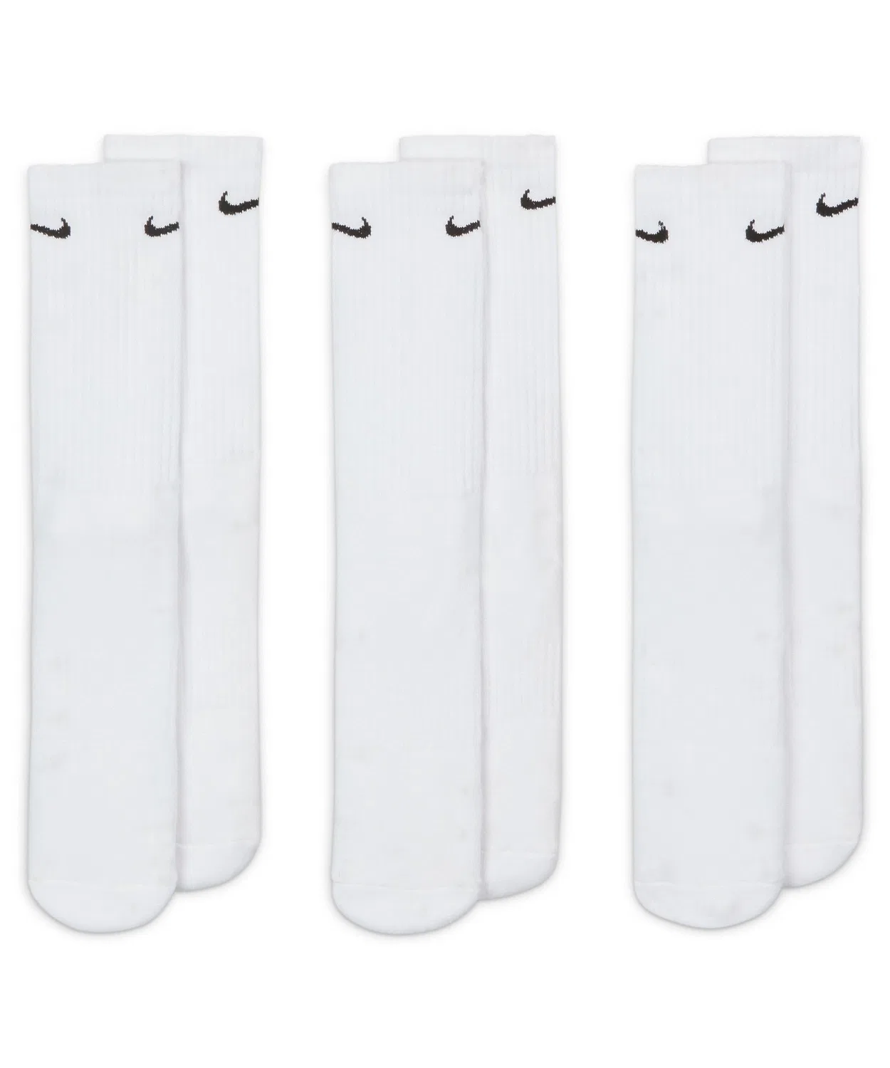 Женские носки с технологией Dri-FIT, комплект из 3 пар NIKE, Black — фото 2