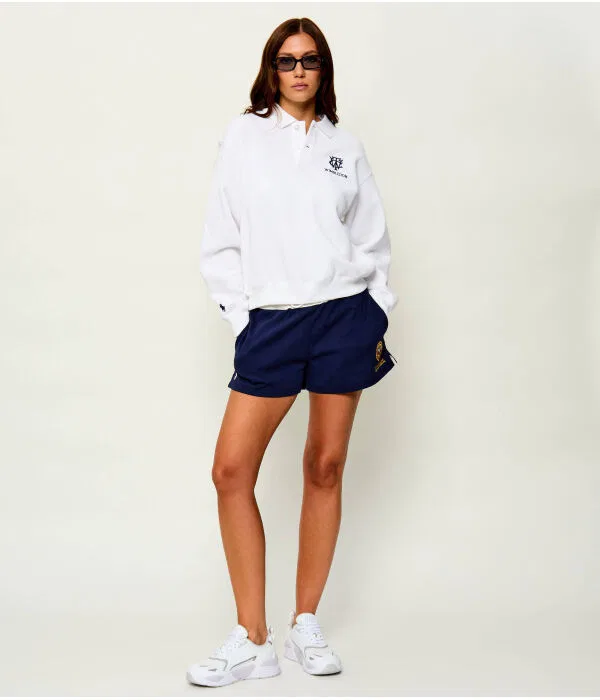 Женское поло свободного кроя Polo Ralph Lauren, белый — фото 2
