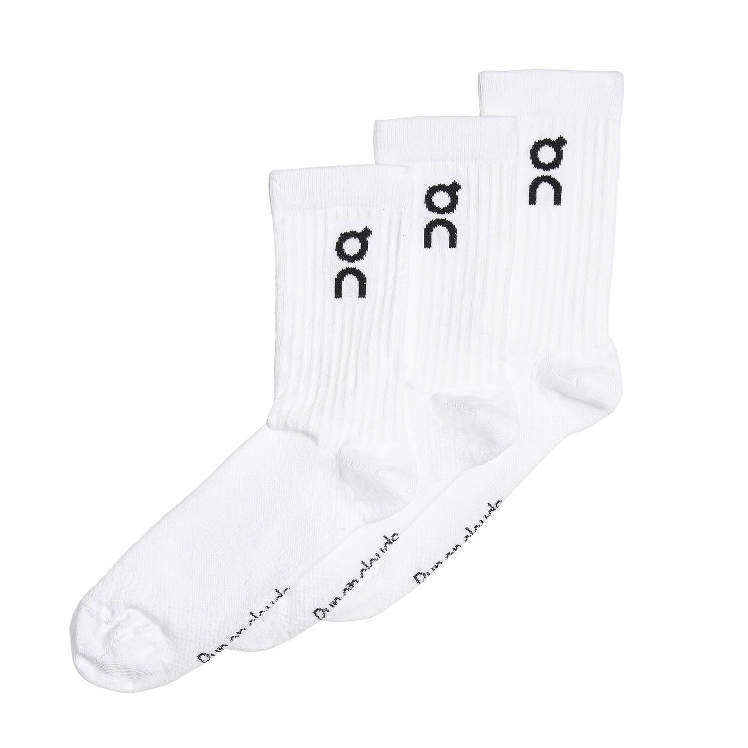 

Набор носков On Running Logo Unisex, 3 пары, белый